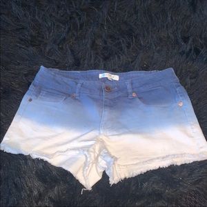 Love, Fire Ombre Blue jean Shorts
